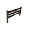 Homeroots Dark Brown Solid Wood Twin Bed Frame 546742 - alternate 2