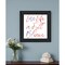 Homeroots Live Life in Full Bloom Black Framed Print Wall Art 529912 - alternate 3
