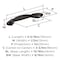 Amerock Intertwine 3-3/4 inch (96mm) Center-to-Center Oil-Rubbed Bronze Cabinet Pull, 10PK 10VMP21172ORB - alternate 2