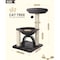 Simple Deluxe HOOPET Cat Tree Tower for Indoor Cats, 27.8 Inches Multi-Level Cat Tree with Scratching Posts Plush 3A82PTTREESCRACH28G01 - alternate 4