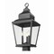 Z-Lite Raphael Sand Black 3 Light Outdoor Post Mount Fixture 5029PHBS-BK - alternate 2