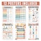 Hadley Designs Retro Parts of Speech Language Arts and Grammar Laminated Posters, 12-Piece Set X004A2EQ6J - alternate 4