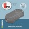 Klymit Luxe Gray Camping Pillow 12LPGY01D - alternate 3