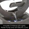 Pure Garden Round Cascade Fountain with 4 Tier Polyresin Waterfall with LED Lights 50-LG1218 - alternate 3
