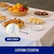 Genuine Joe Plastic Tablecovers - 108 x 54 - White, 125PK GJO10328CT - alternate 2