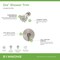Symmons Dia HydroMersion Multi Spray Single Handle Shower Trim Kit with Volume Control (Valve Not Included) S3591BSTN15TRM - alternate 2