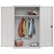 Sandusky Lee Heavy Duty Welded Steel Wardrobe Cabinet, 46x24x72, Dove Gray EAWR462472-05 - alternate 2
