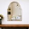 Homeroots 24" Gold Arch Metal Framed Accent Mirror 569263 - alternate 1