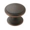 Amerock Ravino 1-1/4 inch (32mm) Diameter Oil-Rubbed Bronze Cabinet Knob, 10PK 10VMP53012ORB - alternate 1