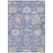 Homeroots 5' X 8' Blue Pink And Ivory Floral Washable Indoor Outdoor Area Rug 605308 - alternate 3