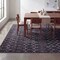 Jonathan Y Leila Moroccan Diamond Trellis Non-Slip Machine-Washable Dark Gray/Ivory 3 ft. x 5 ft. Area Rug CMR101K-3 - alternate 1
