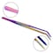 A2Z Scilab Culinary Tweezers, Blunt Serrated Jaws, 12 Inch Multicolor Curved, Stainless Steel Tongs A2Z-ZR1039 - alternate 1