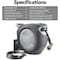 Wrightmaster Retractable 5/8 in. Dia x 75 ft. Wall Mount Garden Hose Reel with 9 Modes Nozzle, 180 Deg Swivel ZOR-I30 - alternate 3
