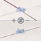 Barwalt Dual-Sided Tile Spacers, 1/8 in, 4 Corner Shape, 100PK 3TSX2X - alternate 3