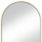 Homeroots 35" Gold Metal Arch Framed Accent Mirror 719126 - alternate 2