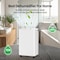 Edendirect 30 pt. 2,000 sq. ft. Dehumidifier in White with Drain Hose, 0.42 Gal. Bucket, 41dB for Bedroom,  ZR-D1026 - alternate 2