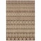 Homeroots 5' X 8' Brown And Taupe Quatrefoil Washable Indoor Outdoor Area Rug 583235 - alternate 2