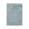 Homeroots 3' X 5' Teal Blue And Aqua Floral Washable Indoor Outdoor Area Rug 609516 - alternate 4