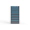 Strong Hold 12 drawer cabinet - (4x 2ft, 3x 3ft, 5x 5ft) - Blue accents - Electronic Lock S3060-PPRAS-1201FS - alternate 1