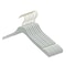 Nahanco 17in High Gloss White Wooden SlimLine Jacket Hanger w/ Gold Hook, 25PK SL23517GH - alternate 2