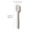 Oxo Good Grips Spatula Spoon, 2-5/16 in W Blade, 11-3/4 in OAL, Silicone Blade, Black/White 11280600 - alternate 2