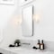 Jonathan Y Juno 13" 1-Light Farmhouse Industrial Metal/Glass Cylinder LED Sconce, White/Clear JYL9547E - alternate 2