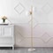 Jonathan Y Oscar 60.5" 2-Light Modern Parisian Candlestick Iron LED Floor Lamp, Brass Gold/White JYL1108A - alternate 3