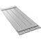 Ekena Millwork True Fit PVC Four Board Spaced Board-n-Batten Shutters, Hailstorm Gray , 23W x 62H, PR TFP101SBF23X062ST - alternate 3
