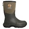 Dryshod Evalusion Mid Super Lightweight Waterproof Boot, Rubber, Insulated, Brown, Mens Size 11 EVA-MM-BR-011 - alternate 1