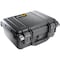 Pelican Products Pelican 1400 Watertight Small Case With Foam 13-3/8" x 11-5/8" x 6", Black 1400-000-110 - alternate 1