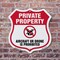 Signmission No Drone Shield Sign Aircraft Or Drone I, 6 Inch X 6 Inch, Plastic Sign SHI-P-6-391 - alternate 3