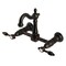 Kingston Brass Two-Handle Wall Mount Bridge Kitchen Faucet, Oil Rubbed Bronze KS2445TAL - alternate 1