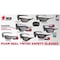 Mcr Safety Checklite(R) CL5 Bifocal Safety Glasses, Gray Wraparound Frame, 1.5 Diopter, Gray Lens, Universal CL5H15GPF - alternate 3