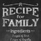 Homeroots Set Of Two Family Recipe White Framed Print Wall Art, 2PK 405658 - alternate 2