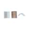 Apollo Tile Lucenza 2x2 in. Taupe Matte Recycled Glass Corner L-shape Tile (2.8 sq ft/case) 96PK APLGIO88CALCORA - alternate 4