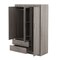 Homeroots Gray Solid and Manufactured Wood Bedroom Set 592878 - alternate 3