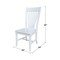 Whitewood Industries Set of Two Amanda Dining Chairs, White CI08-58P - alternate 3