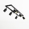 Vidalite Shura Black 6-Light Square Ceiling Light with Rotatable Heads, Integrated LED Bulbs, 3000k, 1820 Lmn CE1008792 - alternate 3
