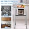 Vevor Stainless Steel Work Table Commercial Food Prep Table 24x24x36in w/ Wheels VV-SSWR-JL-24*24 - alternate 2