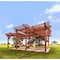 Simpson Strong-Tie Outdoor Accents 10.3125 in. H X 8 in. W 14 Ga. Galvanized Steel Post Base APB88R - alternate 2