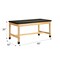 Diversified Spaces Rectangle Table, 60" W, 56" L, 30" H, HPL, black P790LBBK30L - alternate 4
