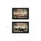 Homeroots Set Of Two Vintage Classics 1 Black Framed Print Wall Art, 2PK 408230 - alternate 2