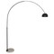 Leisuremod Arco Arched Floor Lamp 75.6in Height with White Round Marble Base and Metal Dome Lamp Shade, Black ALWH-BL-13BL - alternate 4