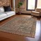 Homeroots 10' X 14' Brown And Denim Blue Medallion Washable Indoor Outdoor Area Rug 616051 - alternate 5