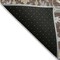 Homeroots 3' X 5' Brown Gray And Ivory Damask Washable Indoor Outdoor Area Rug 599400 - alternate 3