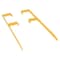 Vestil Steel Pallet Master Fork Extensions 7in W x 48in L x 2in H Yellow PM-FE-7-48 - alternate 2