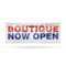 Signmission Boutique Now Open, 48 Inch x 120 Inch, Vinyl Banner B-120-30492 - alternate 1