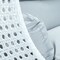Leisuremod White Wicker Hanging 2 person Egg Swing Chair with Light Grey Cushions ESCW-57LGR - alternate 2