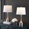 Jonathan Y Cooper 26" Classic French Country Iron LED Table Lamp with USB Charging Port, Nickel, 2PK JYL4045B-SET2 - alternate 4