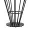 Homeroots 48" Clear And Black Glass And Iron Pedestal Base Round Top Dining Table 569436 - alternate 4